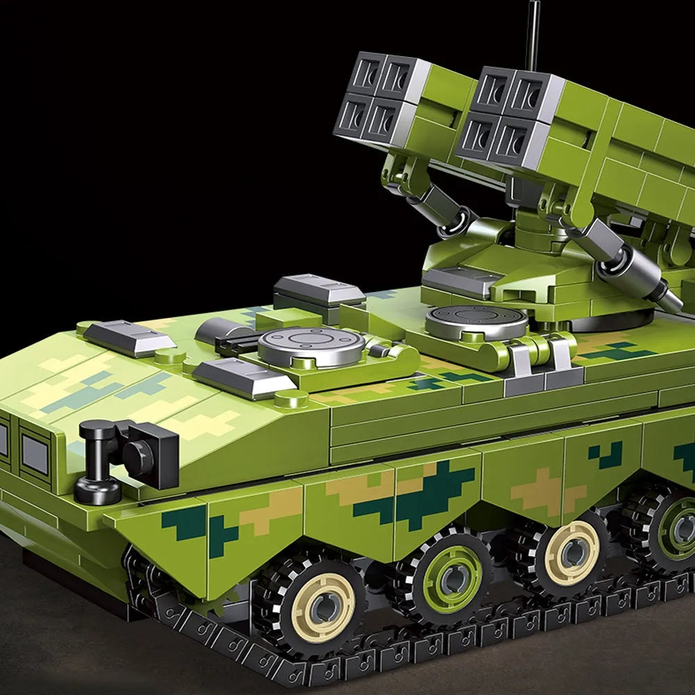 Building Blocks MOC Military Red Arrow 10 Anti Tank Missile Bricks Toy - 3