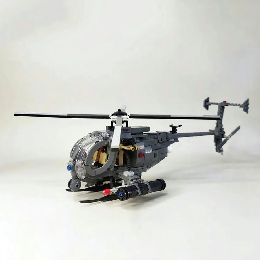 Building Blocks MOC Military Rocket Attack Bird Helicopter Bricks Toys - 6