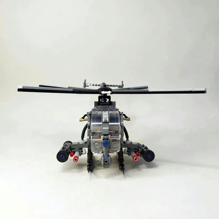 Building Blocks MOC Military Rocket Attack Bird Helicopter Bricks Toys - 4