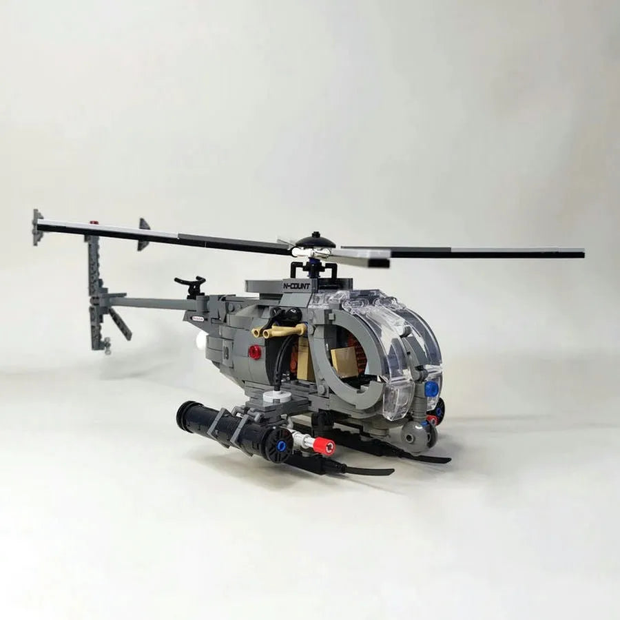 Building Blocks MOC Military Rocket Attack Bird Helicopter Bricks Toys - 3