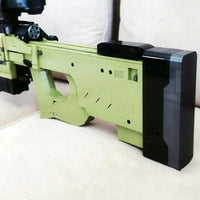 Thumbnail for Building Blocks MOC Military Super AWP Sniper Rifle Gun Bricks Toy 58022 - 6