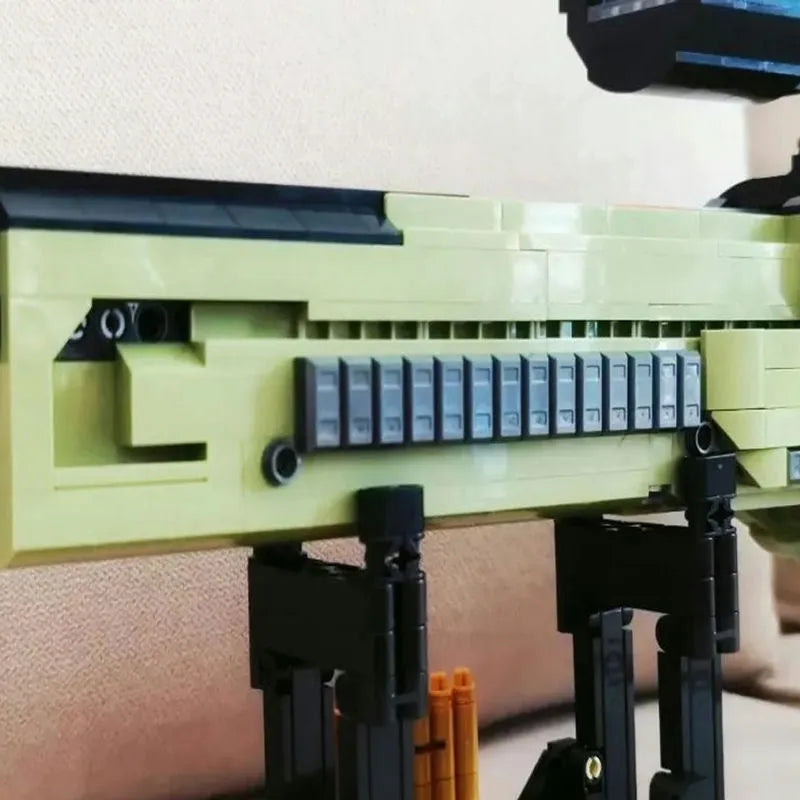 Building Blocks MOC Military Super AWP Sniper Rifle Gun Bricks Toy 58022 - 7