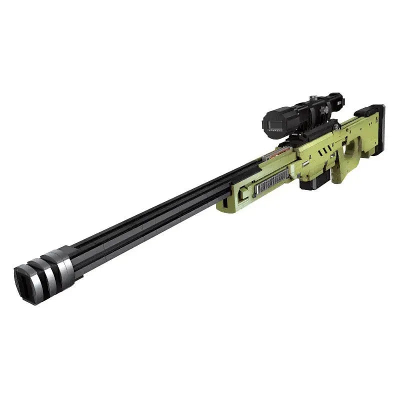 Building Blocks MOC Military Super AWP Sniper Rifle Gun Bricks Toy 58022 - 3