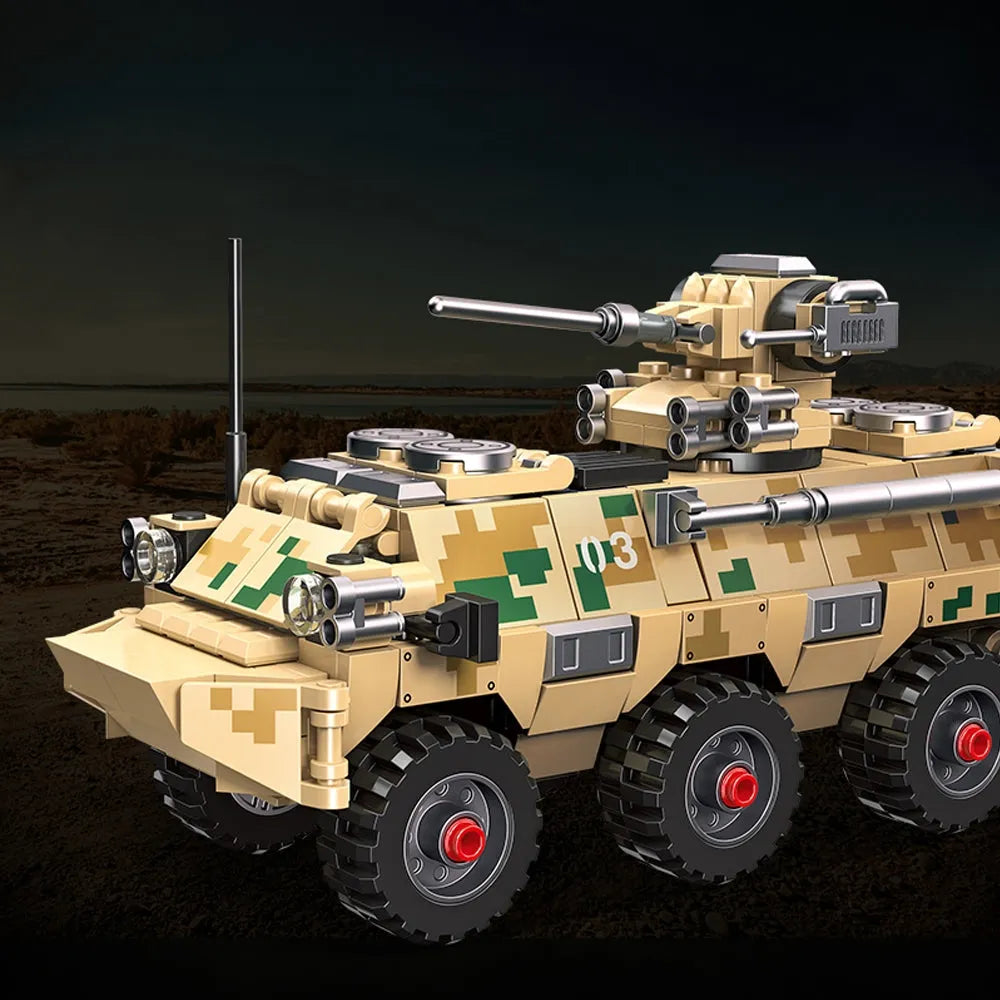 Building Blocks MOC Military Type 92 Infantry Fighting Vehicle Bricks Toys - 4