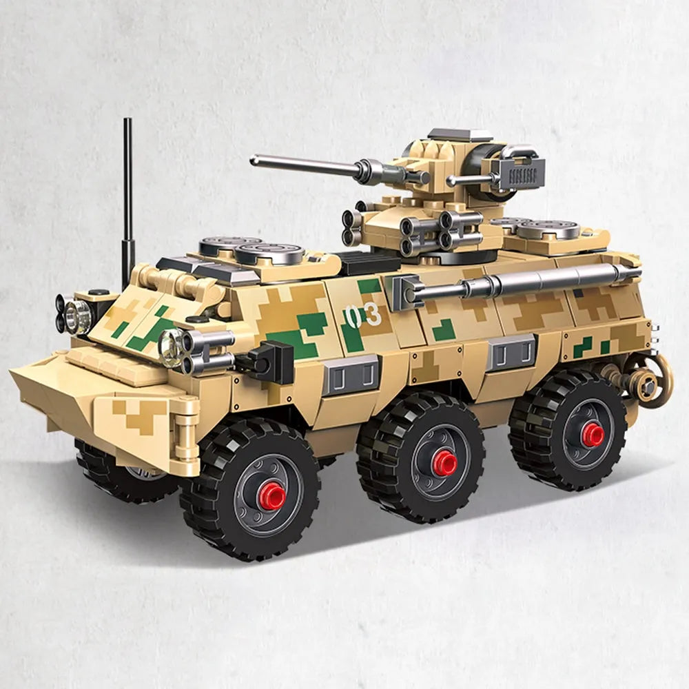 Building Blocks MOC Military Type 92 Infantry Fighting Vehicle Bricks Toys - 5
