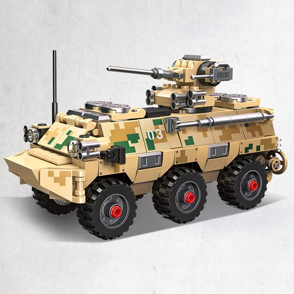 Building Blocks MOC Military Type 92 Infantry Fighting Vehicle Bricks Toys Construction Set Toys - 5