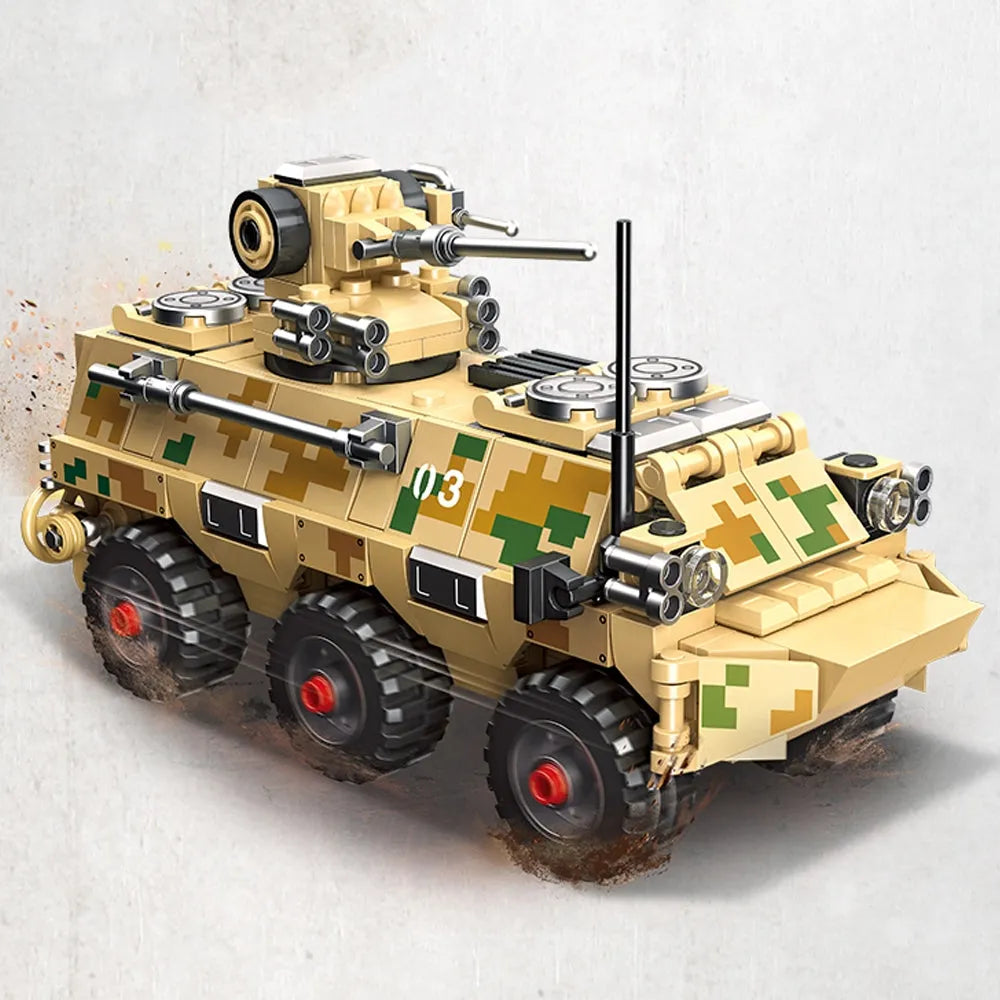 Building Blocks MOC Military Type 92 Infantry Fighting Vehicle Bricks Toys - 6