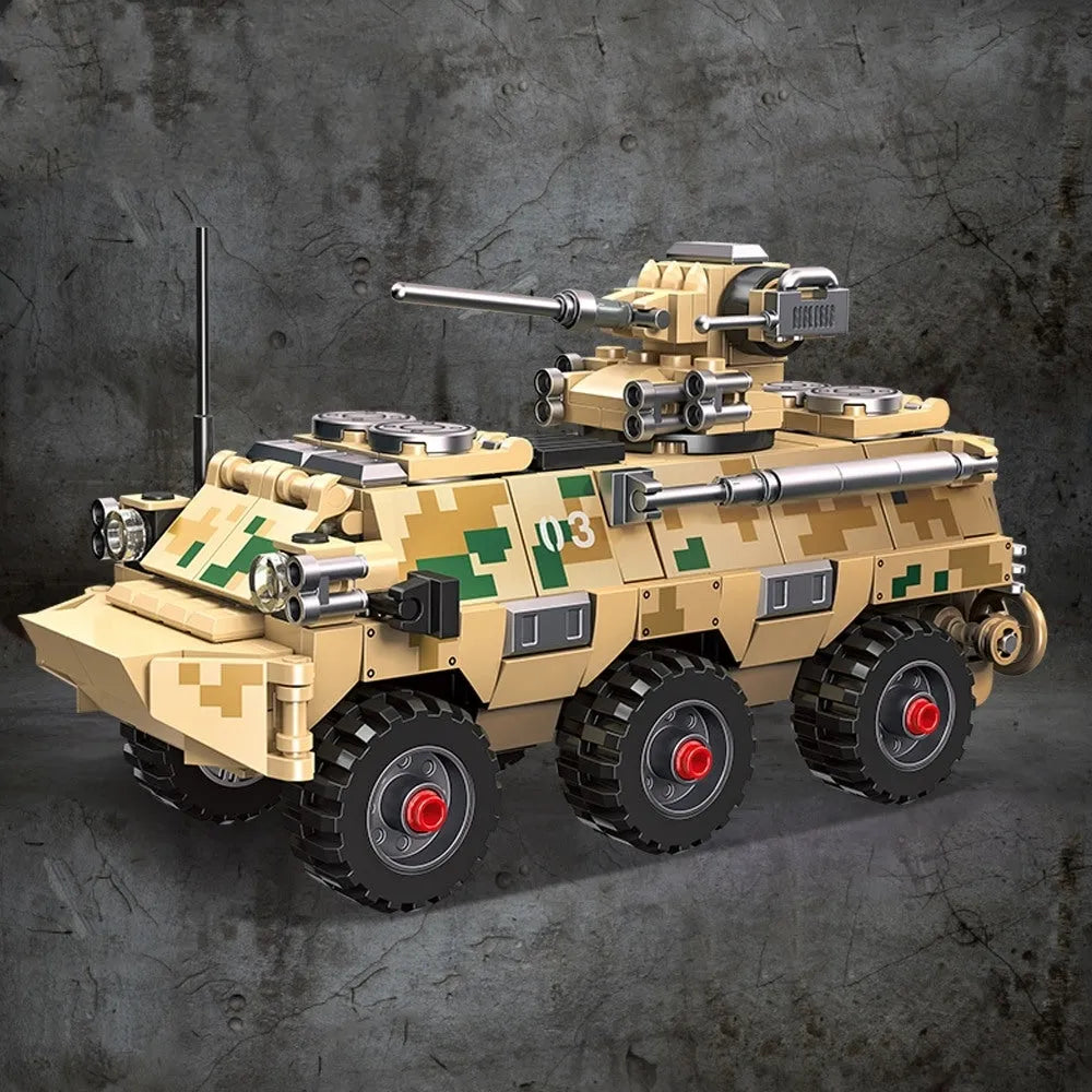 Building Blocks MOC Military Type 92 Infantry Fighting Vehicle Bricks Toys Construction Set Toys - 2