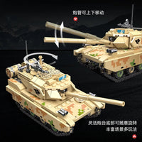 Thumbnail for Building Blocks MOC Military WW2 Type 15 Light Tank Bricks Toy 61059 - 4