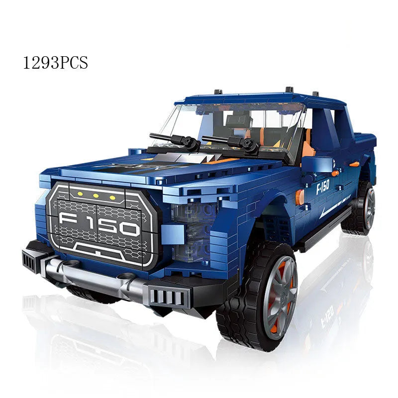 Building Blocks MOC Motorized RC Ford F-150 Raptor Pickup Truck Bricks Toy - 4