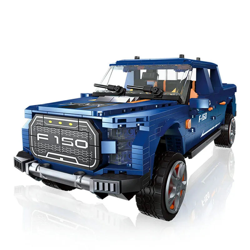 Building Blocks MOC Motorized RC Ford F-150 Raptor Pickup Truck Bricks Toy - 1
