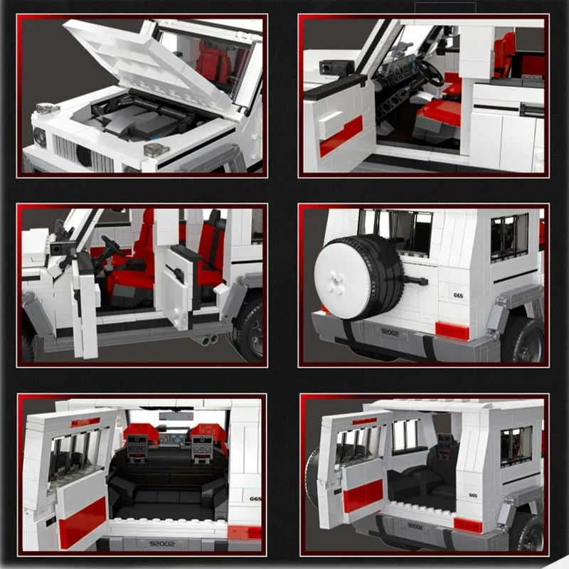 Building Blocks MOC Off Road Car AWD G65 Truck SUV Bricks Toys 92002 - 3