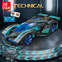 Thumbnail for Building Blocks MOC RC APP Concept Racing Vision GT Car Bricks Toys 92019 Construction Set Toys - 7