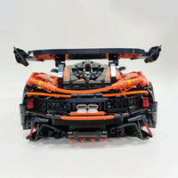 Thumbnail for Building Blocks MOC RC Motorized P1 Hypercar Super Racing Car Bricks Toy 91104 - 3