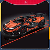 Thumbnail for Building Blocks MOC RC Motorized P1 Hypercar Super Racing Car Bricks Toy 91104 - 2