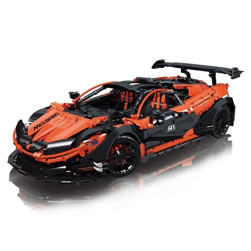 Building Blocks MOC RC Motorized P1 Hypercar Super Racing Car Bricks Toy 91104 - 8