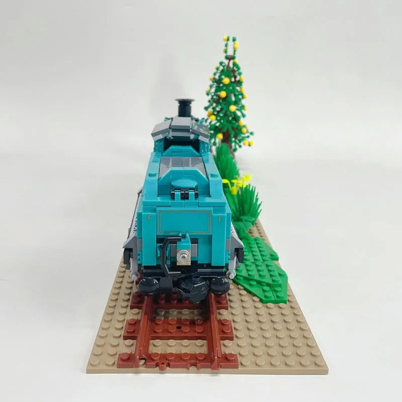 Building Blocks MOC Retro Steam Train Locomotive Bricks Toys 59020 Construction Set Toys - 6
