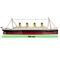 Thumbnail for Building Blocks MOC RMS Titanic Steam Ship Boat Bricks Toy 99023 - 4
