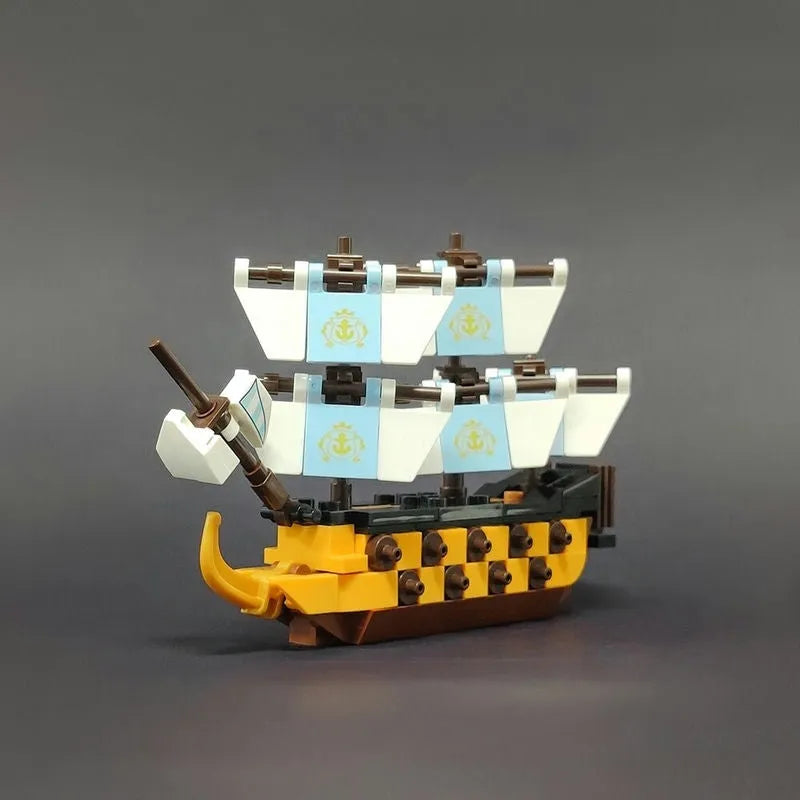 Building Blocks MOC Small Pirates Royal Victory Ship Bricks Toys 36201 - 1