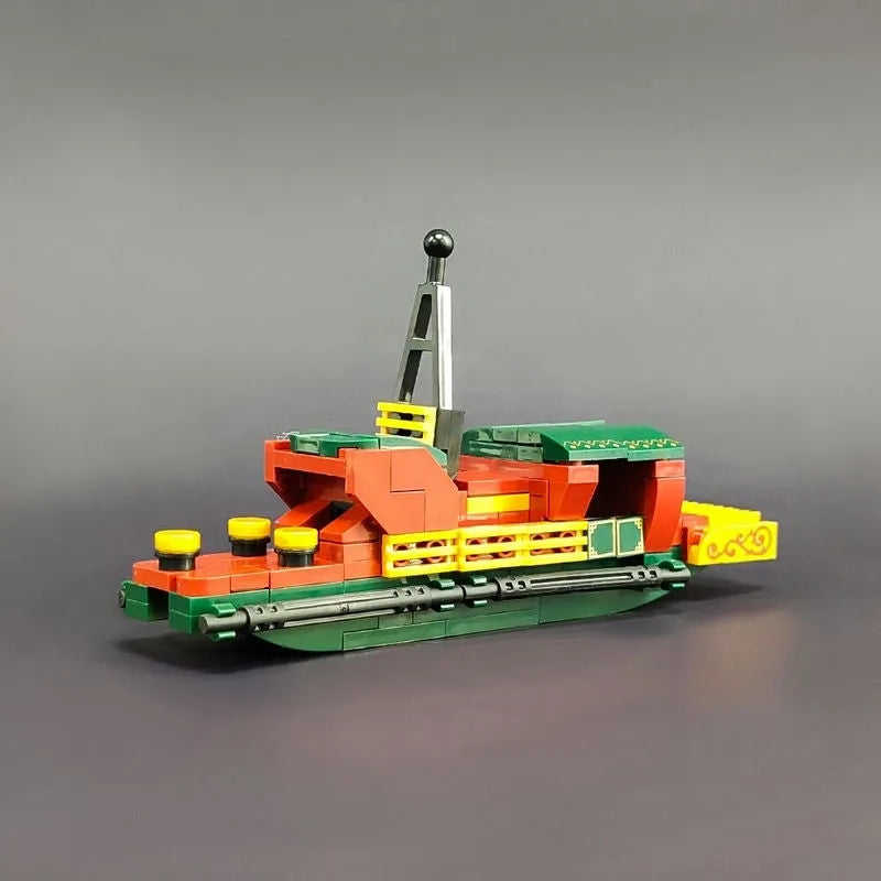 Building Blocks MOC Small South Lake Ship Red Bricks Boats Toys 36203 - 4