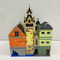 Thumbnail for Building Blocks MOC Street Expert City Clock Tower Square Bricks Toy 89103 - 7