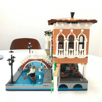 Thumbnail for Building Blocks MOC Street Expert Little Venice City Bricks Toy 89122 - 6
