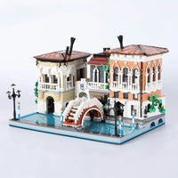 Thumbnail for Building Blocks MOC Street Expert Little Venice City Bricks Toy 89122 - 9
