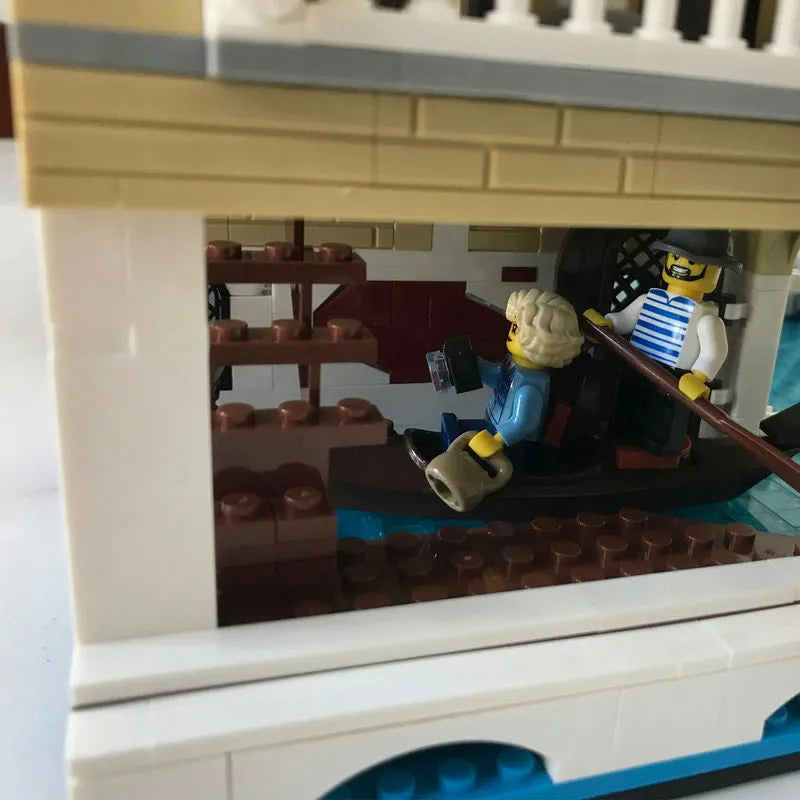 Building Blocks MOC Street Expert Little Venice City Bricks Toy 89122 - 3