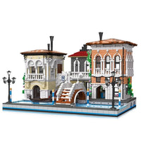 Thumbnail for Building Blocks MOC Street Expert Little Venice City Bricks Toy 89122 - 1