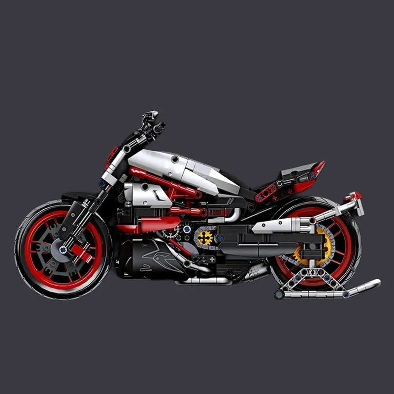 Building Blocks MOC Super Speed 1260S Racing Motorcycle Bricks Kids Toy Construction Set Toys - 3