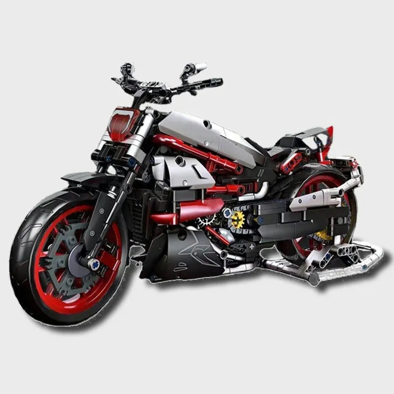 Building Blocks MOC Super Speed 1260S Racing Motorcycle Bricks Kids Toy Construction Set Toys - 5