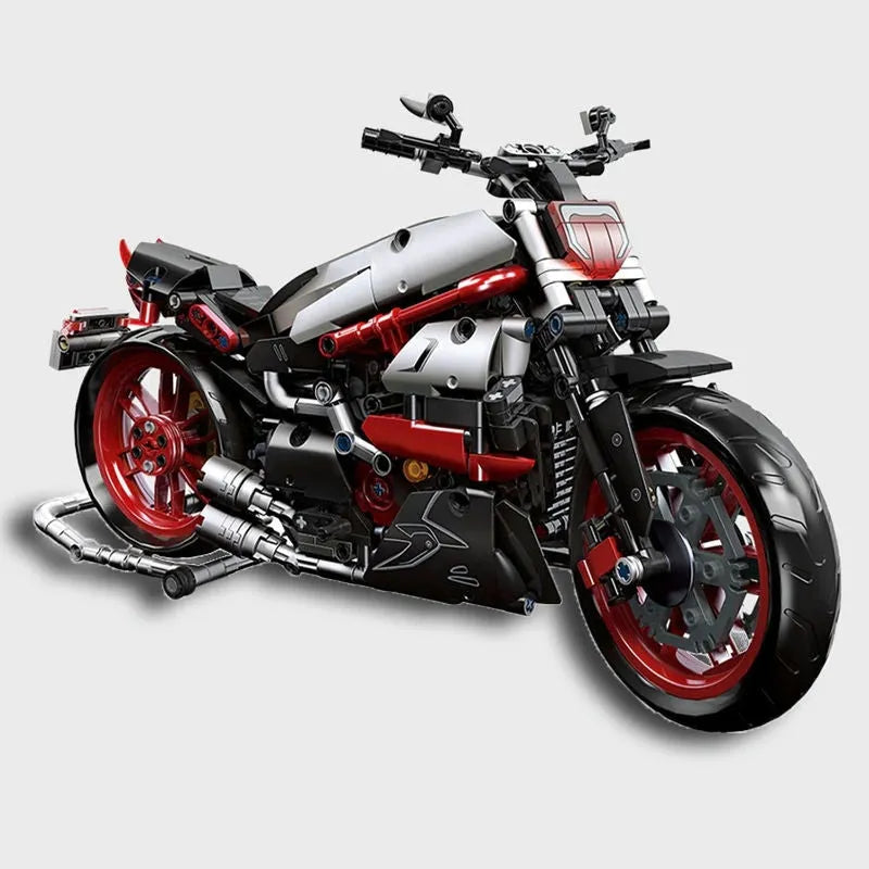 Building Blocks MOC Super Speed 1260S Racing Motorcycle Bricks Kids Toy Construction Set Toys - 6