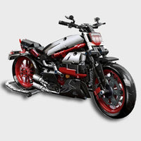 Thumbnail for Building Blocks MOC Super Speed 1260S Racing Motorcycle Bricks Kids Toy Construction Set Toys - 6