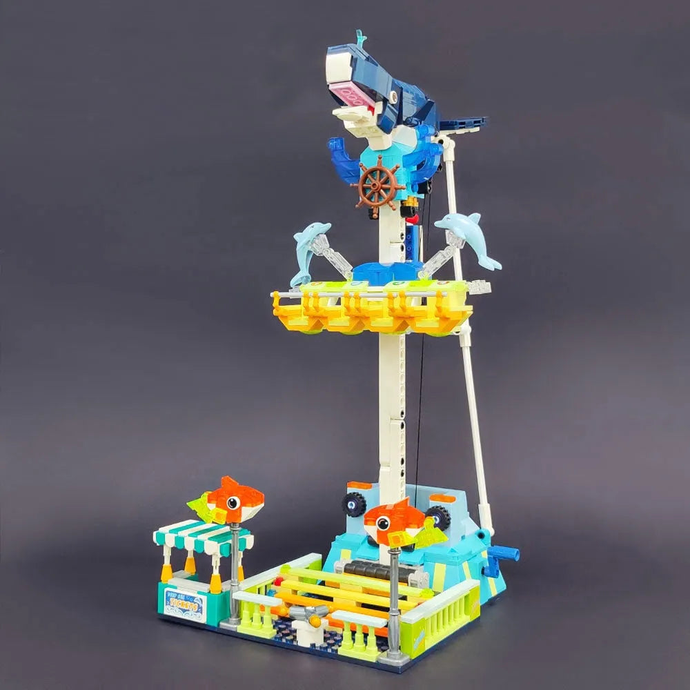 Building Blocks MOC Underwater Deep Sea Lift Bricks Toys 37403 - 1
