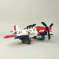 Thumbnail for Building Blocks MOC WW2 Bomber Stuka Aircraft Bricks Model Kids Toy - 16