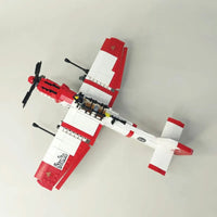 Thumbnail for Building Blocks MOC WW2 Bomber Stuka Aircraft Bricks Model Kids Toy - 4
