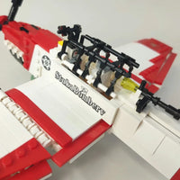Thumbnail for Building Blocks MOC WW2 Bomber Stuka Aircraft Bricks Model Kids Toy - 5