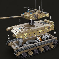 Thumbnail for Building Blocks MOC ZTZ 99A Main Battle Tank Bricks Model Kids Toys - 4