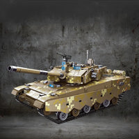 Thumbnail for Building Blocks MOC ZTZ 99A Main Battle Tank Bricks Model Kids Toys - 2