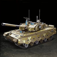 Thumbnail for Building Blocks MOC ZTZ 99A Main Battle Tank Bricks Model Kids Toys - 3