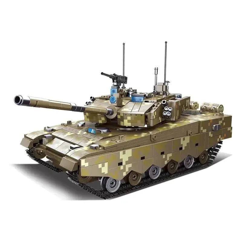 Building Blocks MOC ZTZ 99A Main Battle Tank Bricks Model Kids Toys Construction Set Toys - 1