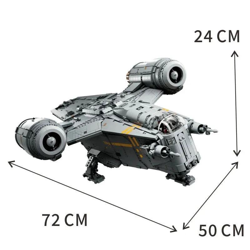 Building Blocks Star Wars MOC 60088 UCS Razor Crest Bricks Toy EU Construction Set Toys - 7