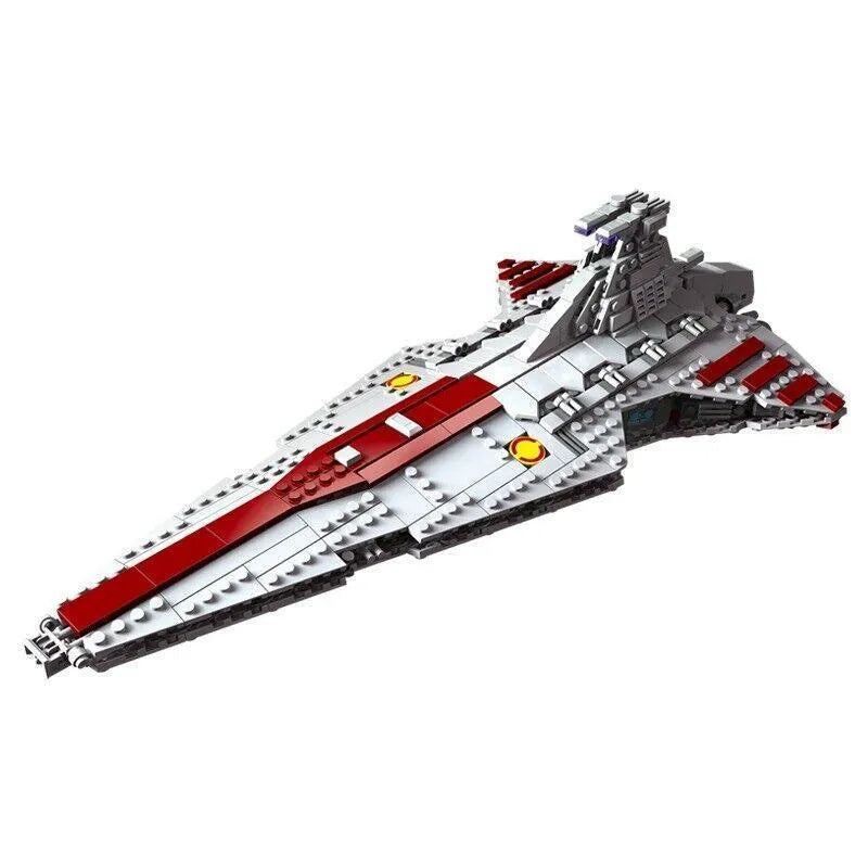 Building Blocks Star Wars MOC Venator Attack Cruiser Spaceship Bricks Toy - 1