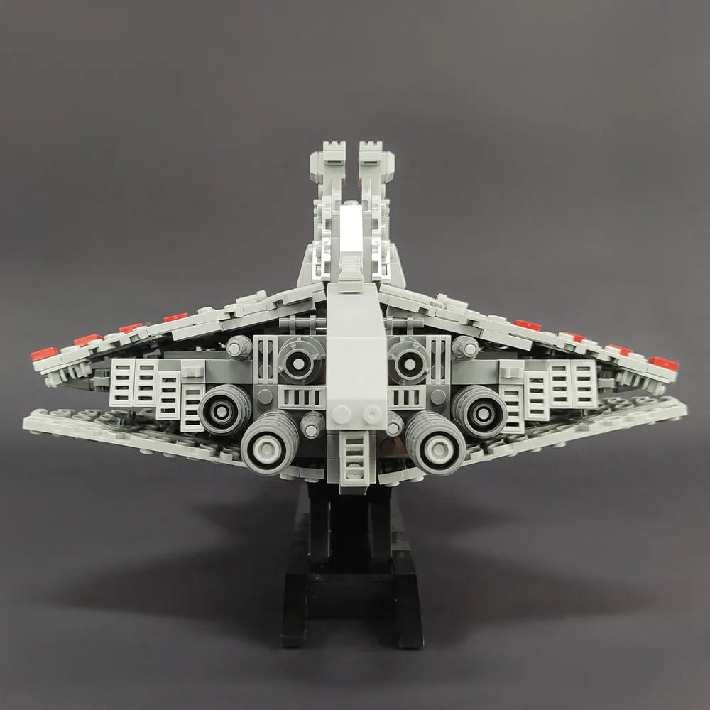 Building Blocks Star Wars MOC Venator Attack Cruiser Spaceship Bricks Toy - 12