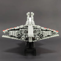 Thumbnail for Building Blocks Star Wars MOC Venator Attack Cruiser Spaceship Bricks Toy - 12