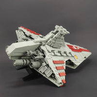 Thumbnail for Building Blocks Star Wars MOC Venator Attack Cruiser Spaceship Bricks Toy - 11