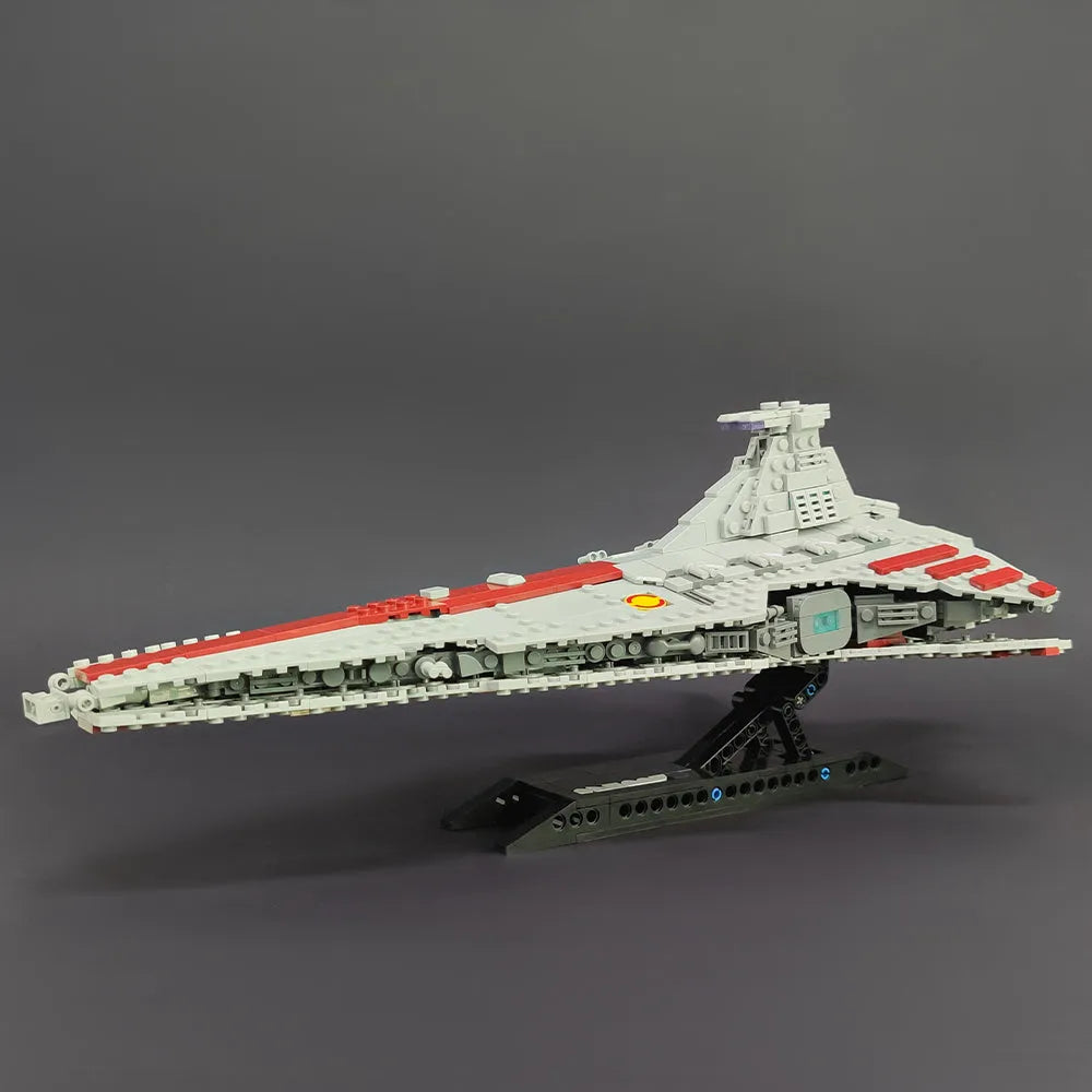 Building Blocks Star Wars MOC Venator Attack Cruiser Spaceship Bricks Toy - 15
