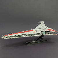 Thumbnail for Building Blocks Star Wars MOC Venator Attack Cruiser Spaceship Bricks Toy - 15