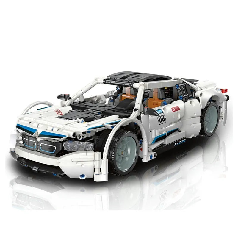 Building Blocks Tech Expert MOC BMW I8 Super Racing Car Bricks Toy 92016 - 1