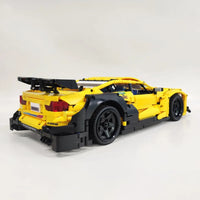 Thumbnail for Building Blocks Tech MOC BMW M4 DTM Sports Racing Car Bricks Toy - 12